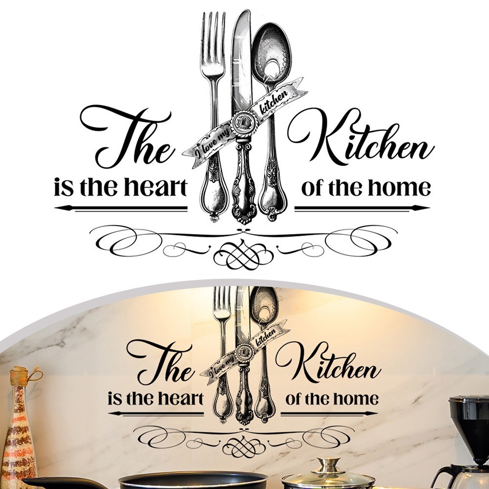Celebrate your love for cooking with these decorative kitchen wall stickers