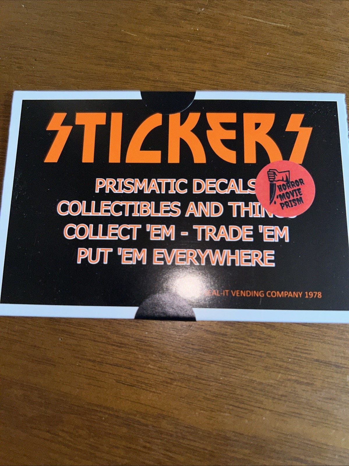 Halloween III Stickers Prismatic Decals Collectible
