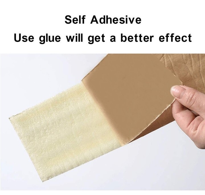 Cozylkx 90"X 3" Self Adhesive Flexible Foam Molding Trim, 3D Sticky Decorative
