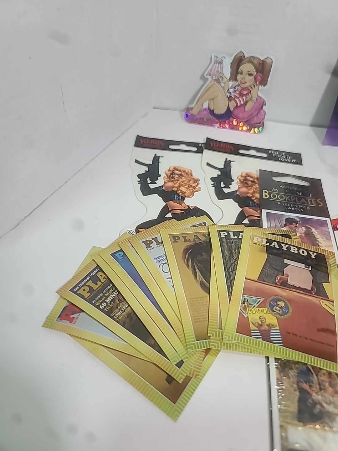 Adult 18+ Sticker Card Collection Lot Over 10 Some From Hot Topic Spencers