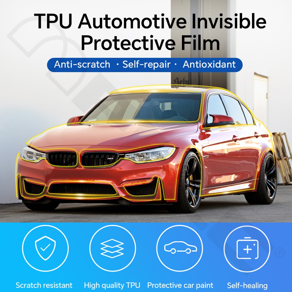 For BMW M3 Sedan CS F80 2014-2019 Full Car Precut Paint Protection Film PPF TPU