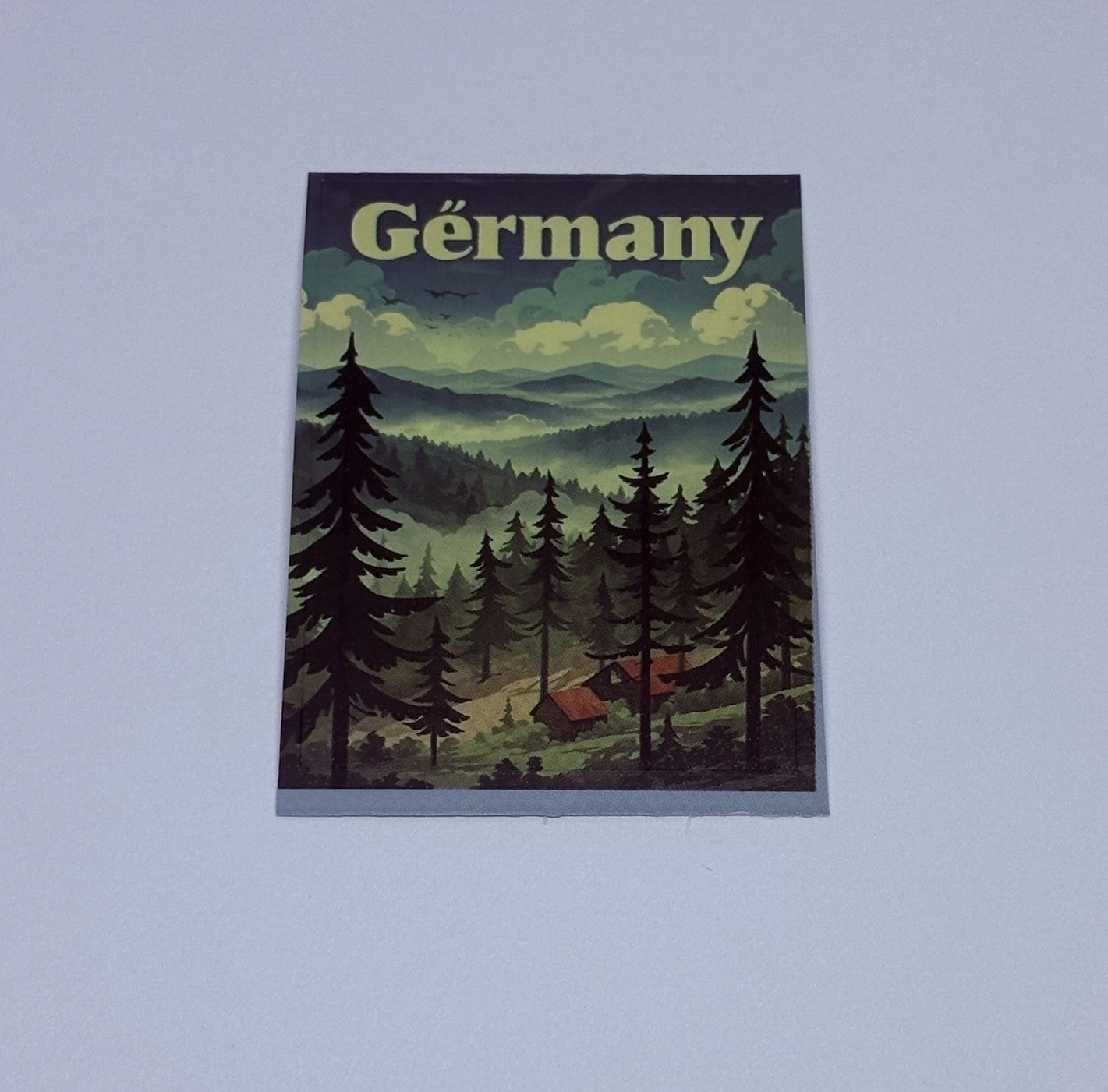 Black Forest Germany Sticker Country Tour Travel Art Decal Vinyl Souvenir Tc9
