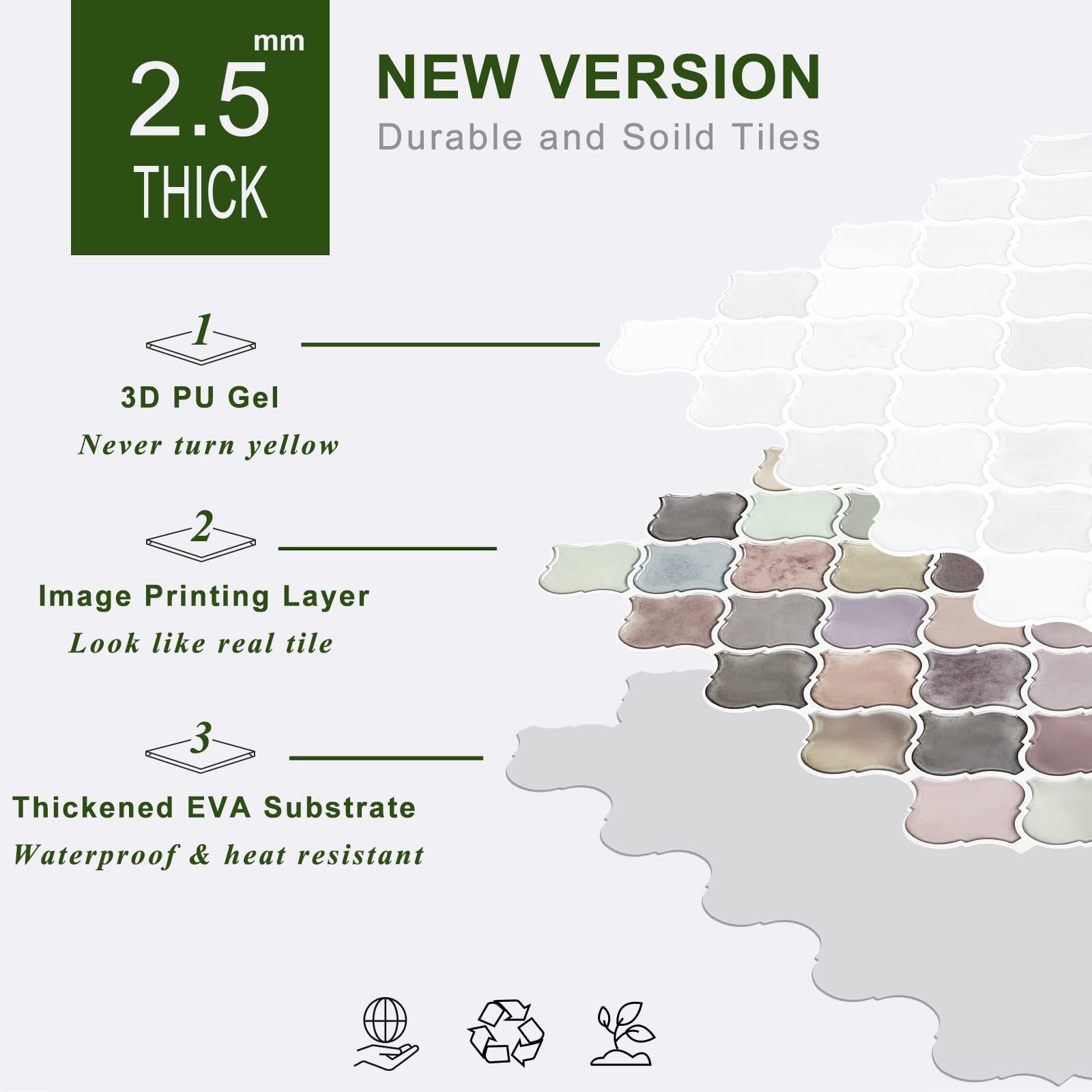 Pink Arabesque Peel And Stick Tile 12x12 Selfadhesive Kitchen Backsplash Stick