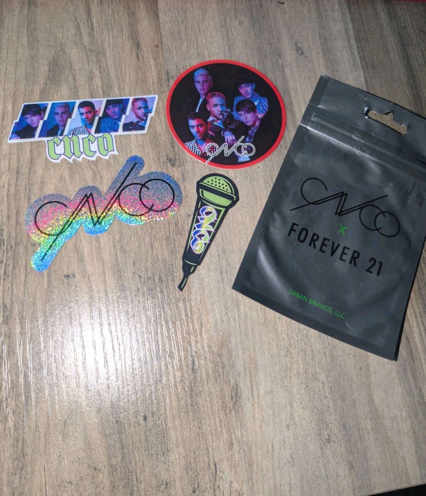 Official CNCO × Forever 21 Limited Edition Sticker Set – Brand New in Package