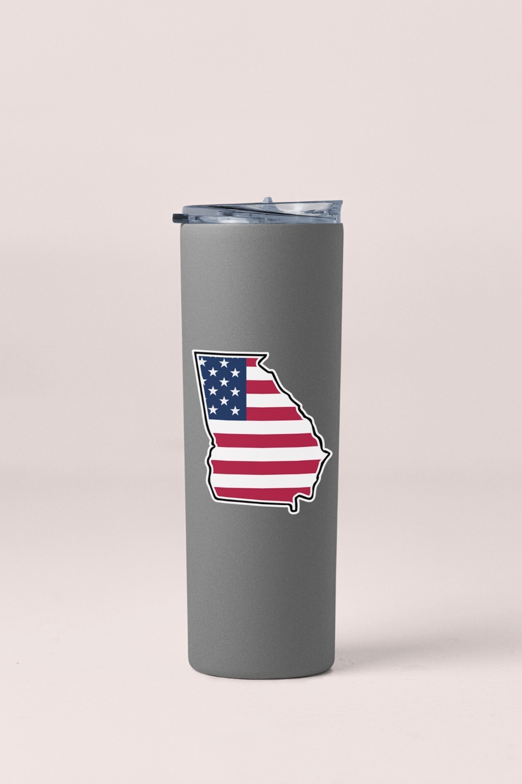 State of Georgia Flag Map Sticker Decal USA Georgia State