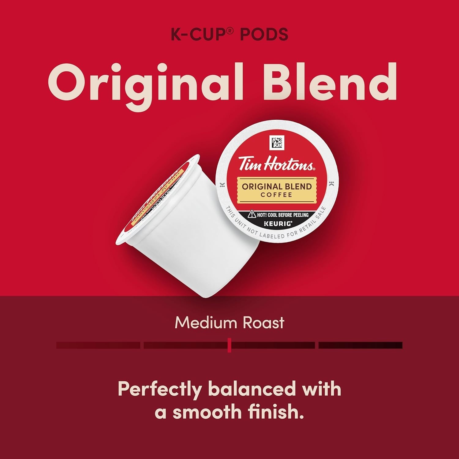 Blend Medium Roast Coffee Single-Serve K-Cup 12 Count Pack of 6