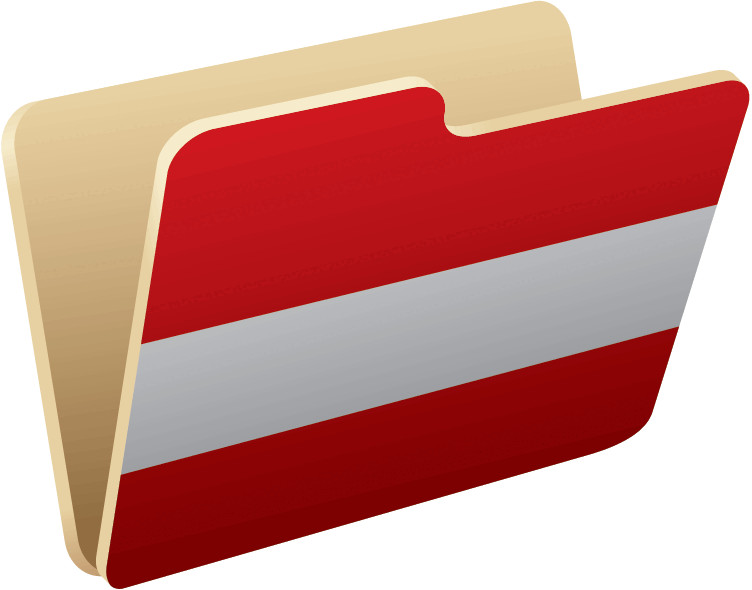 Latvia Folder Flag Car Bumper Sticker Decal