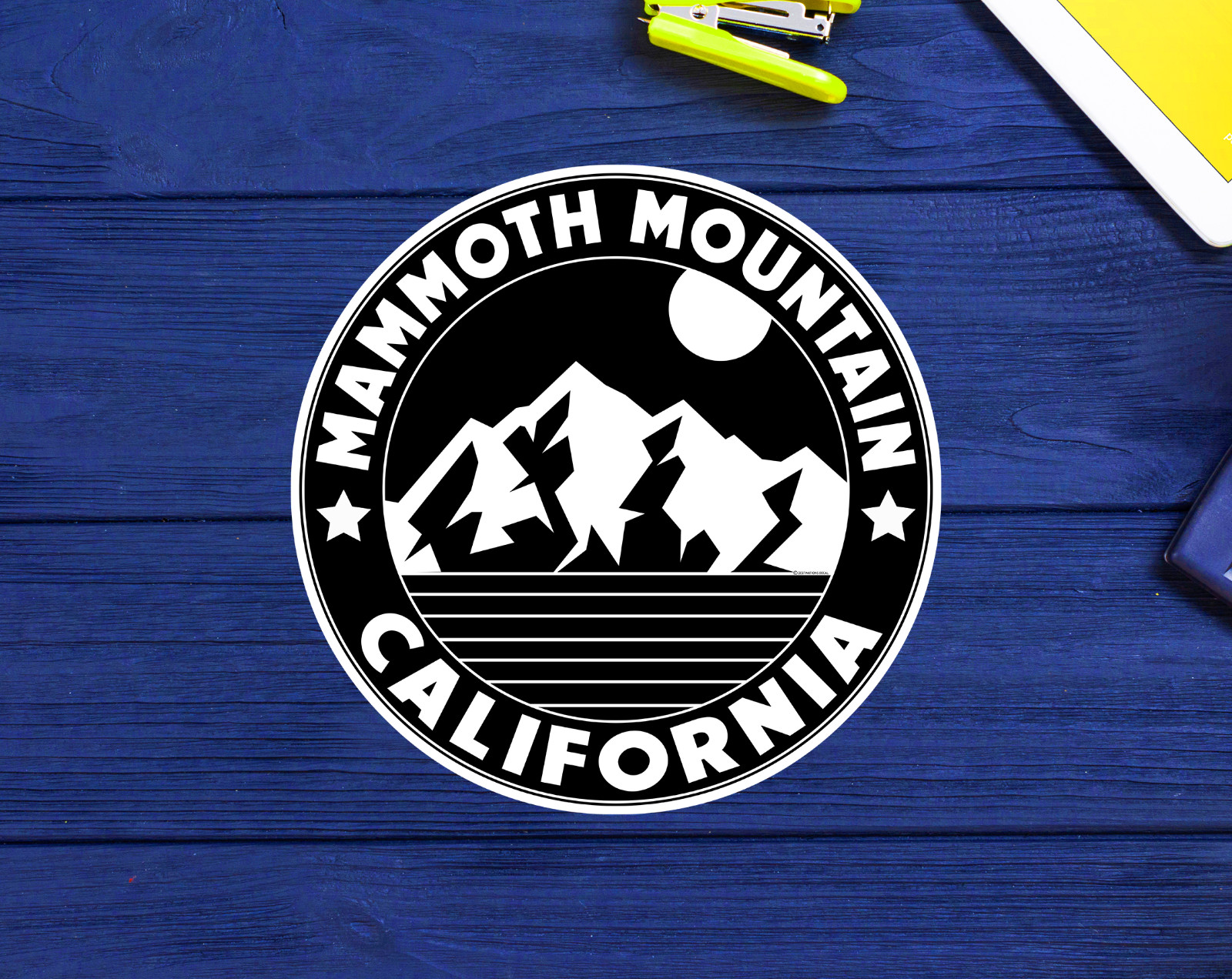 Mammoth Mountain California Skiing Ski Vinyl Decal Sticker 3" or 3.5"