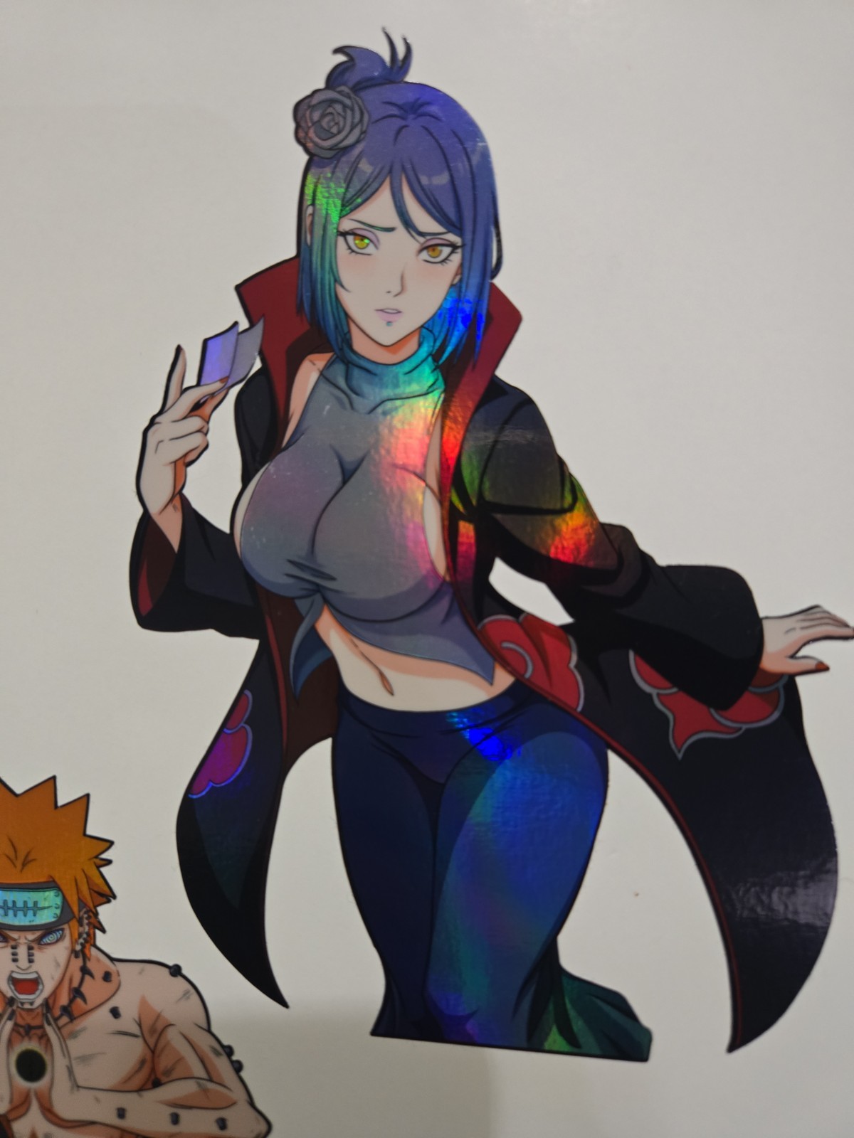 6" Spotholographic Weatherproof Waifu Vinyl Sticker Konan