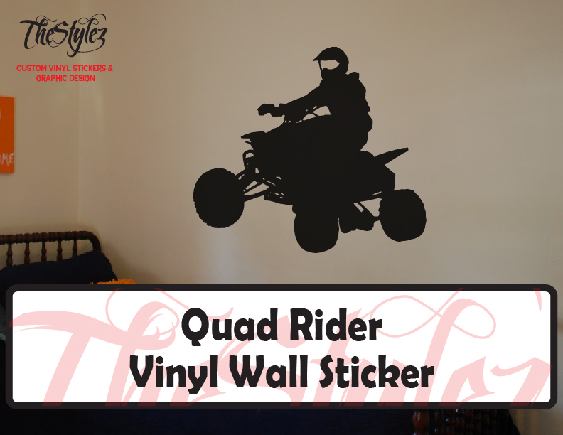Quad Rider Vinyl Wall Sticker