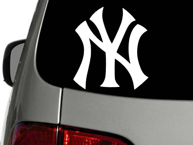 New York Yankees Baseball Vinyl Decal Car Wall Window Sticker CHOOSE SIZE COLOR