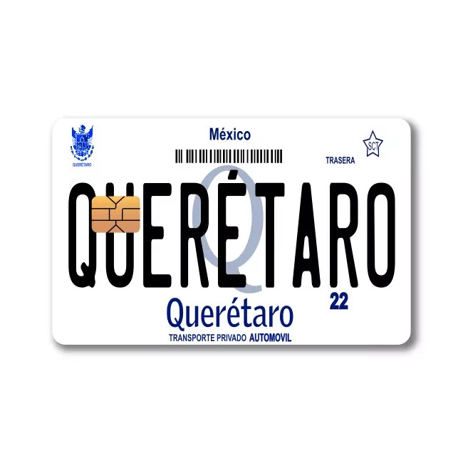 Mexican License Plate Sticker (4-Pack) | CHOOSE STATE | Mexico Placa Card Skin D