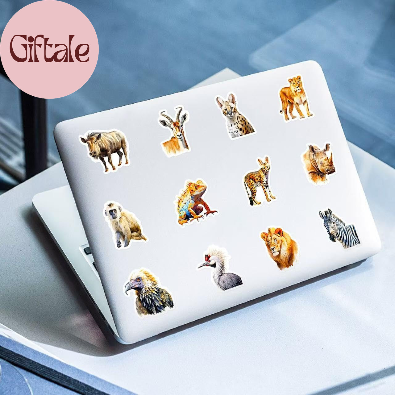 200 Pcs Cute Animal Stickers Bulk for Kids,Girls,Boys,Teens Adults.Waterproof Vi