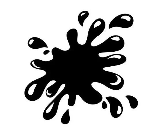 Paint Splatter Sticker Vinyl Decal – Paintball Splat Shot Wall Car Window Bumper