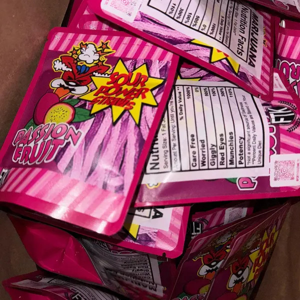 Custom Mylar Bag UV Printed Labels/Sticker (3.5G, 7G, Ib) Send Us Your Design