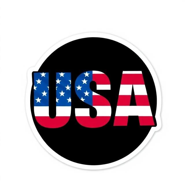 American Flag Pride Sticker USA Freedom Liberty Patriotic