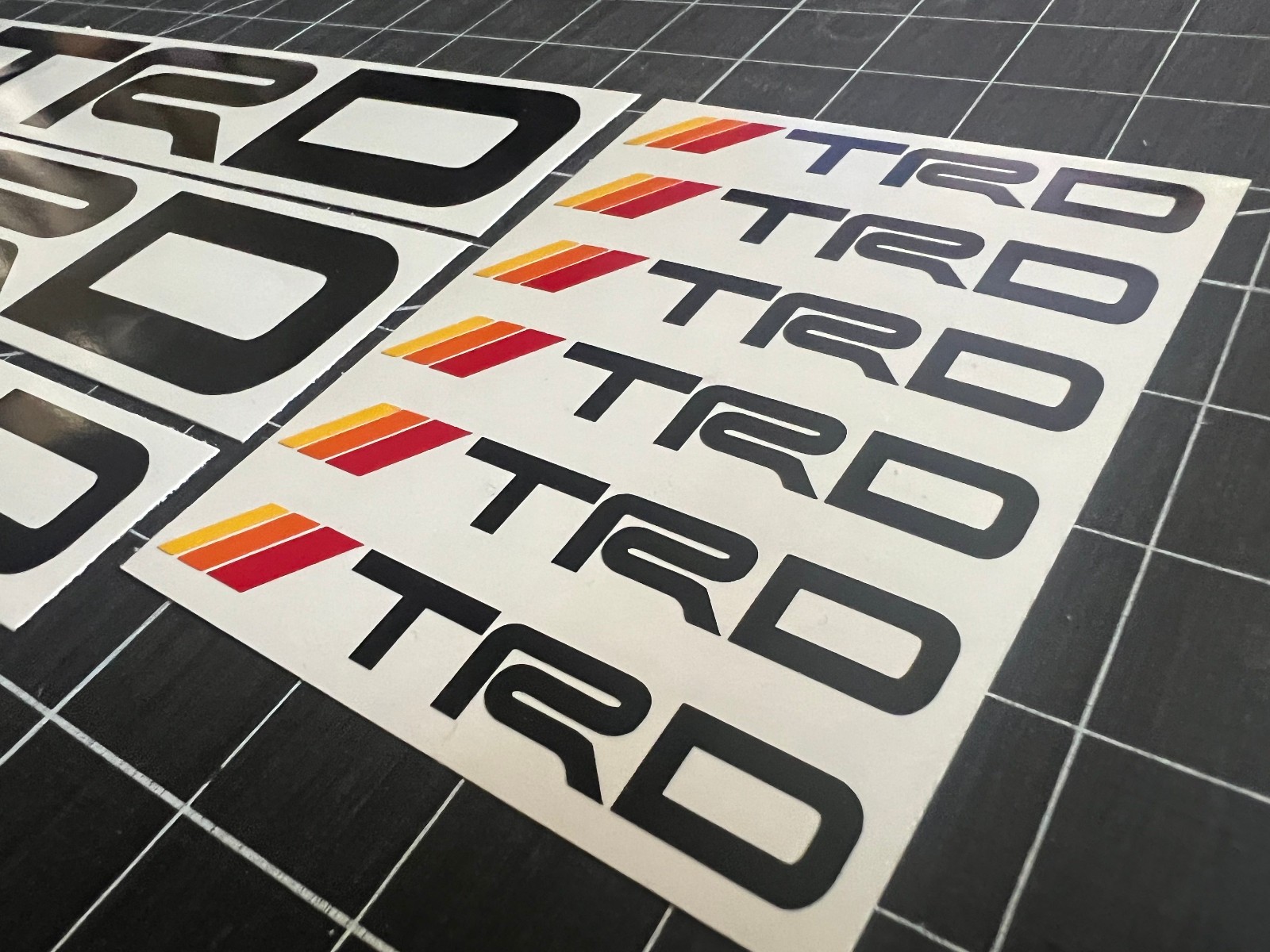 (1) TRD Heritage Decal for Toyota Tacoma Tundra Decal CUSTOM COLOR