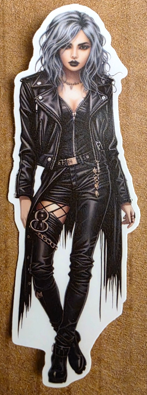Halloween Sticker Girl Witch Vampire Ghost Gothic Steampunk Punk Emo Anime Manga