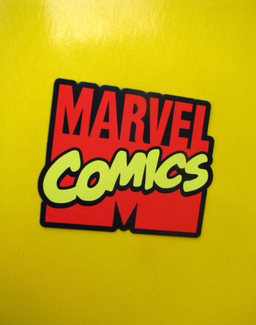 Marvel Logo Fridge Flex Magnet Retro Comics 1980s Magnet for Car, Truck, Fridge