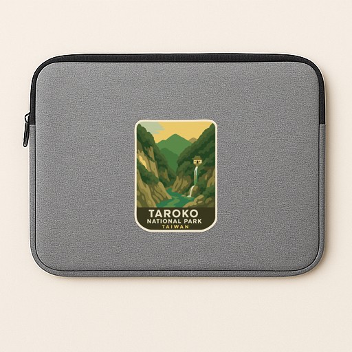 Taroko Taiwan Iron On Heat Transfer Vinyl HTV Die-Cut World National Parks