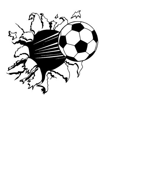 Soccer Ball sticker decal kids room decor sports football large bedroom wall big