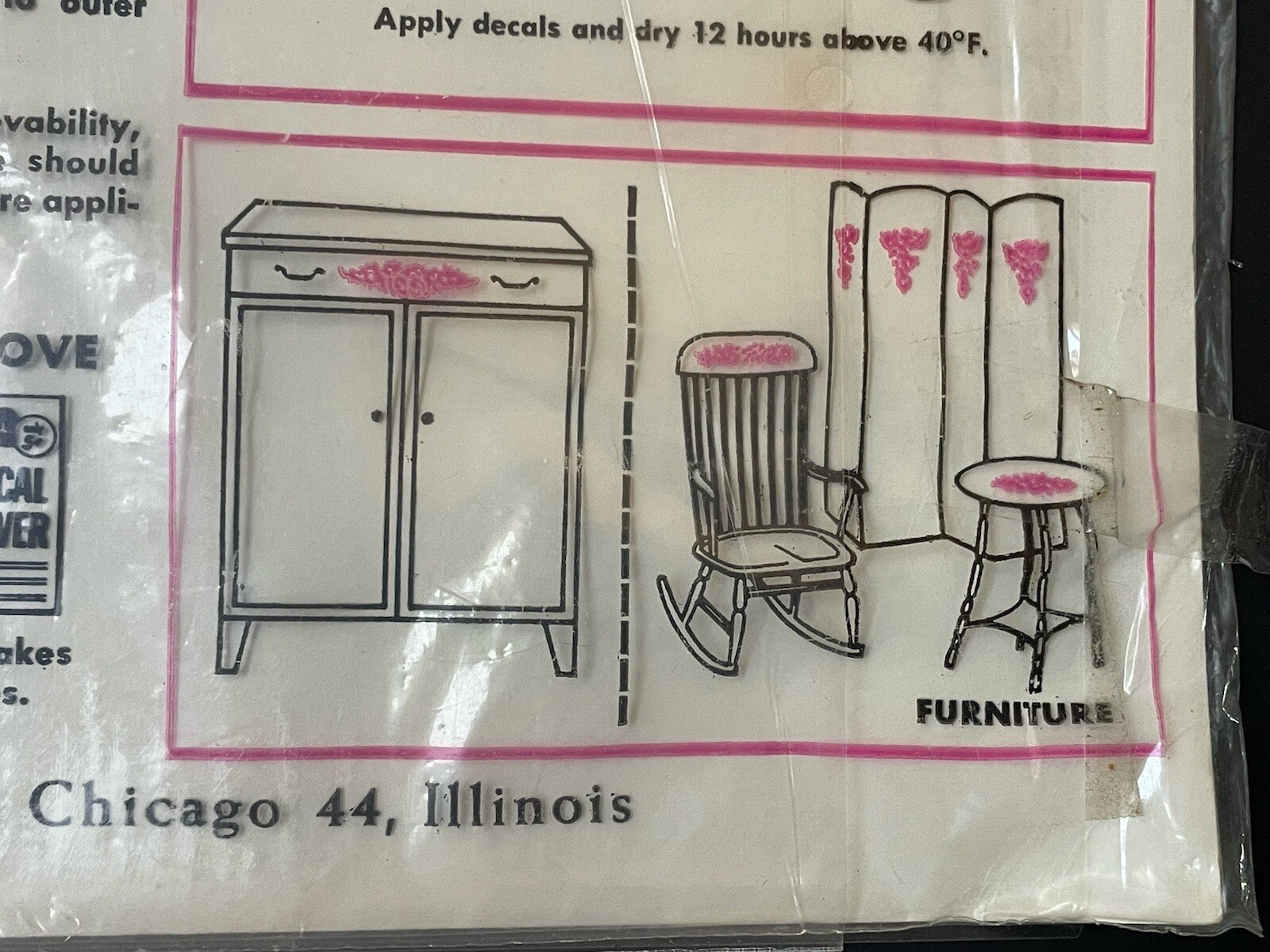NEW Vintage MEYERCORD Decorative DECALS *Kitchen SPICES FLOWERS Alcohol Drinks