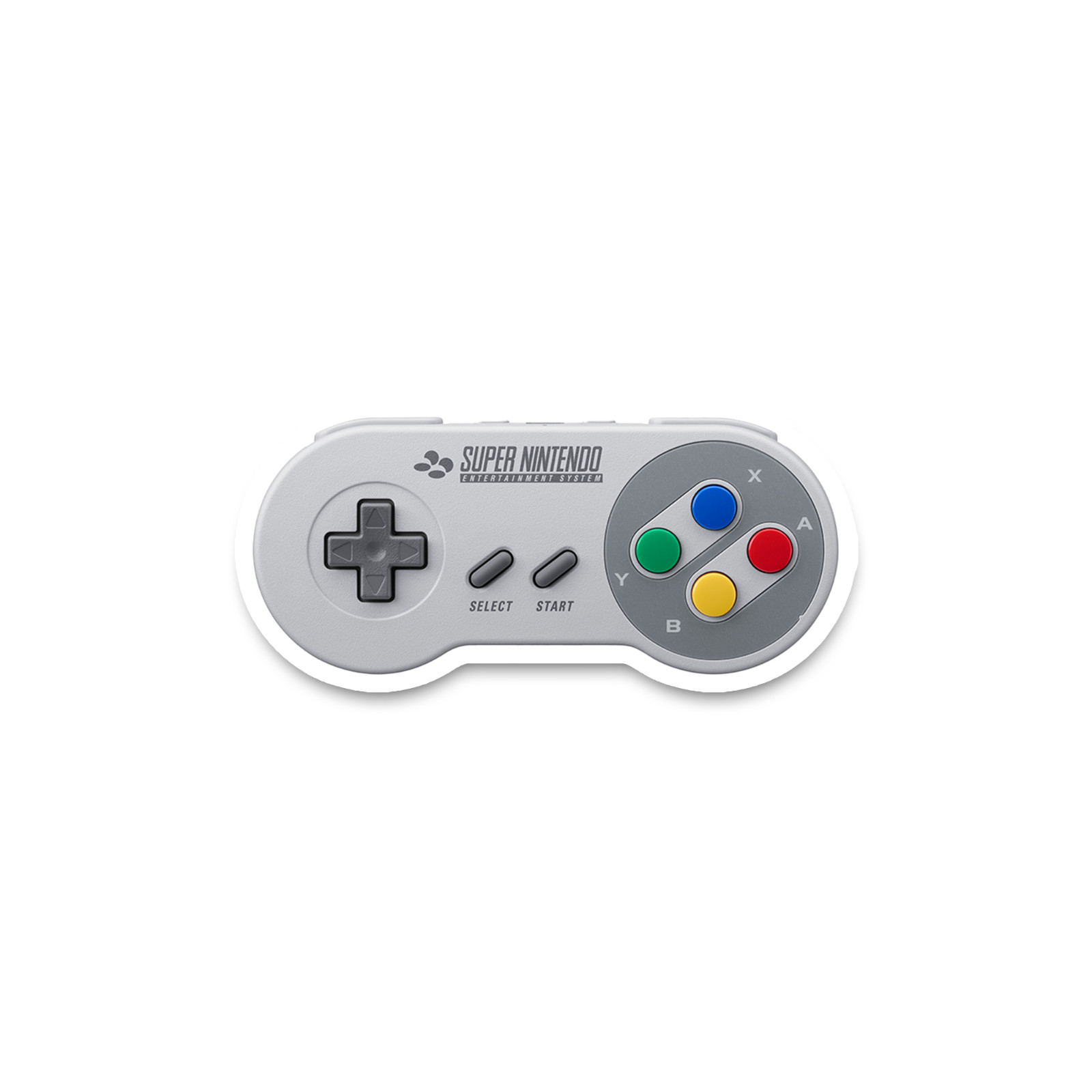 Super Nintendo Controller – 4 inch Vinyl Decal Console High Quality Sticker
