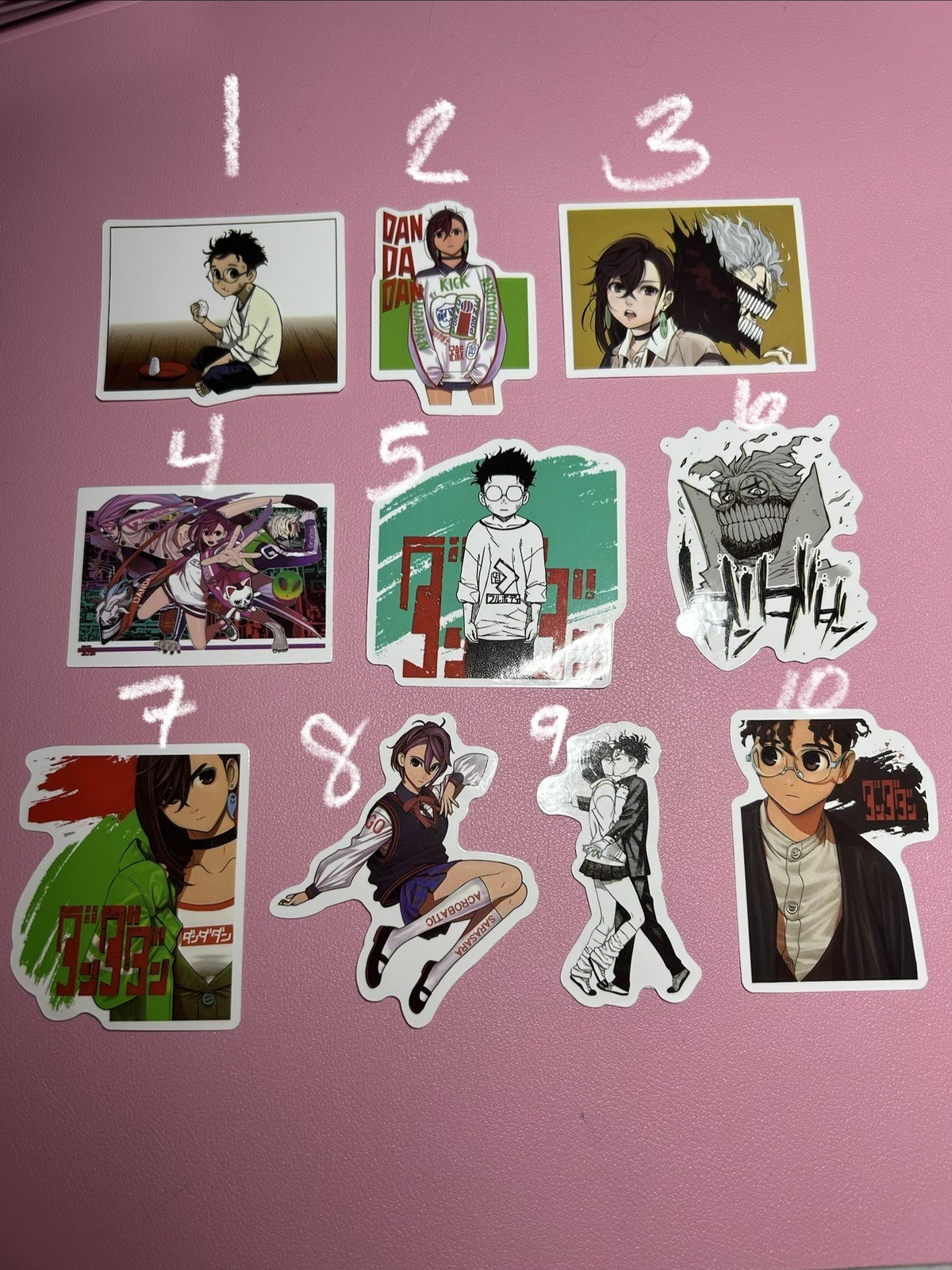 Dan Da Dan , Jojo And More Anime Stickers