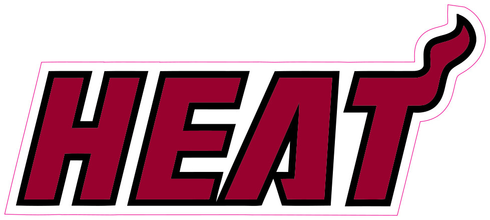 Miami Heat Basketball Vinyl Decal Sticker Car Truck Bumper Tumbler Mug