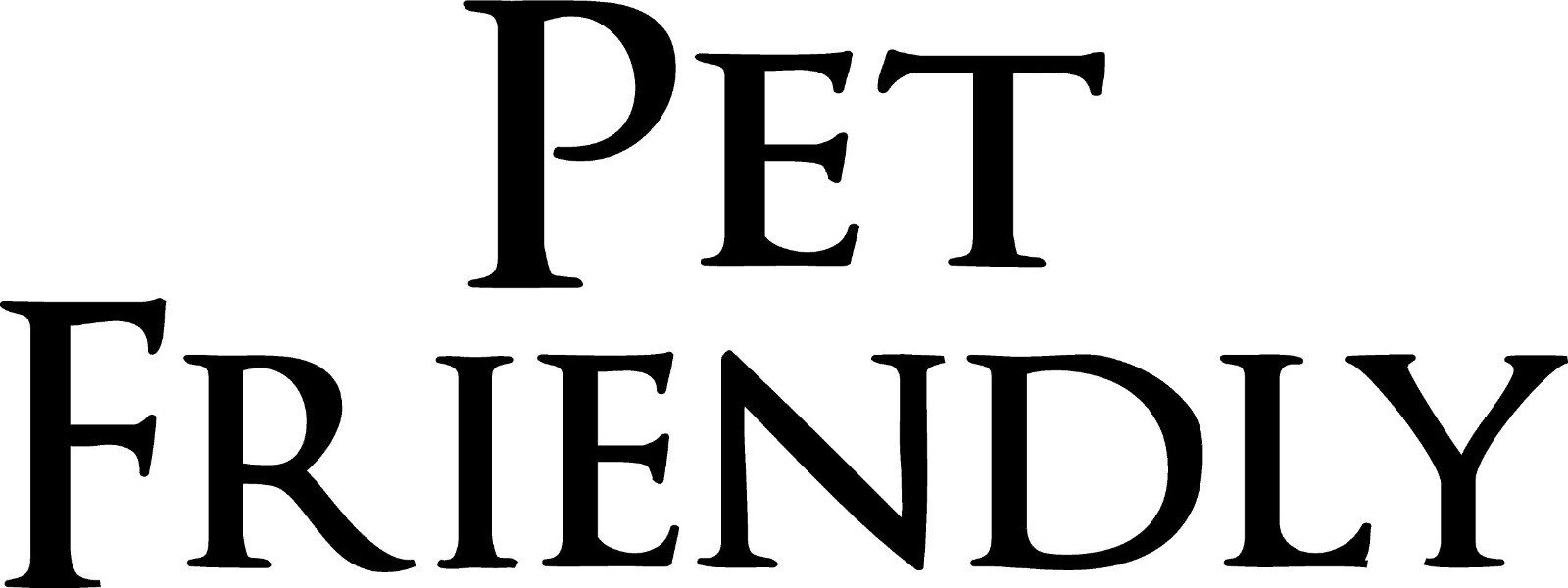 Pet Friendly signs sticker decal business door 8 or 10 in vinyl store dog cat