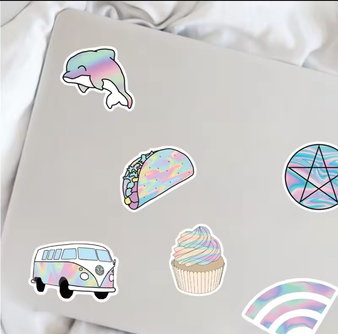 VSCO Pastel Style Stickers 50pk VSCO Cartoon Mixed Fun Random Graffiti Stickers