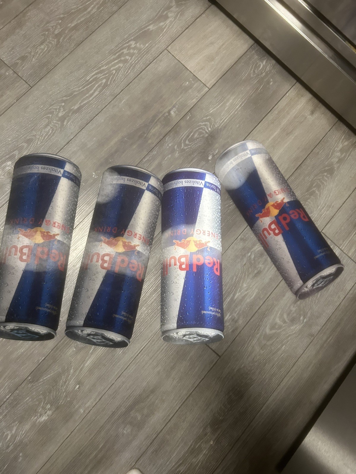 4 RedBull window can sticker decal , lenticular 2 sided 20" by 7” new