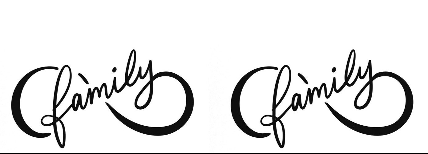 Family Infinity Forever Black or White 6" Vinyl Decal Car Window Laptop Tablet