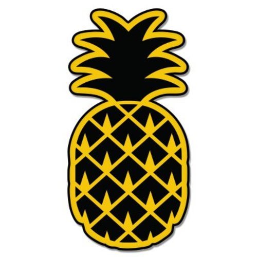 Pineapple Car Vinyl Sticker – SELECT SIZE