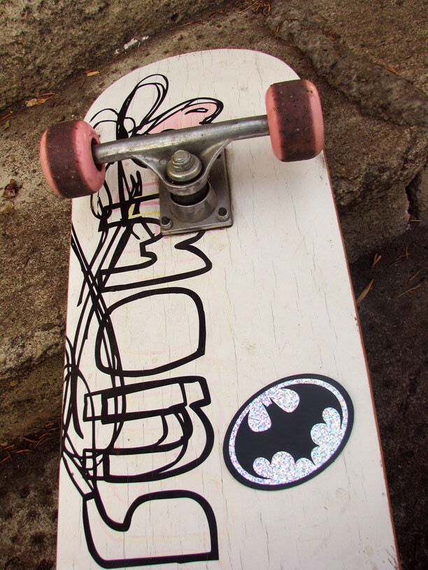 '89 Bat Logo Glitter Sticker Skateboard Sparkle Decal 1989