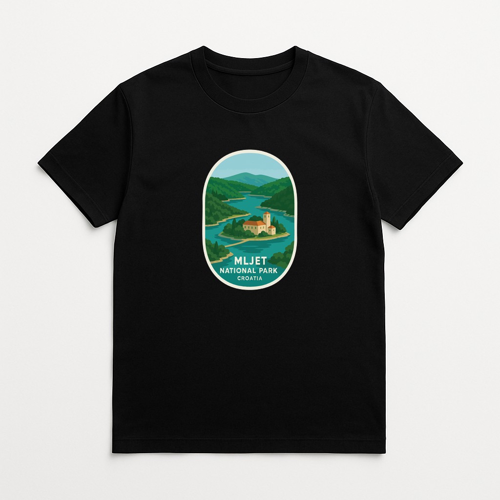 Mljet Croatia Iron On Heat Transfer Vinyl HTV Die-Cut World National Parks
