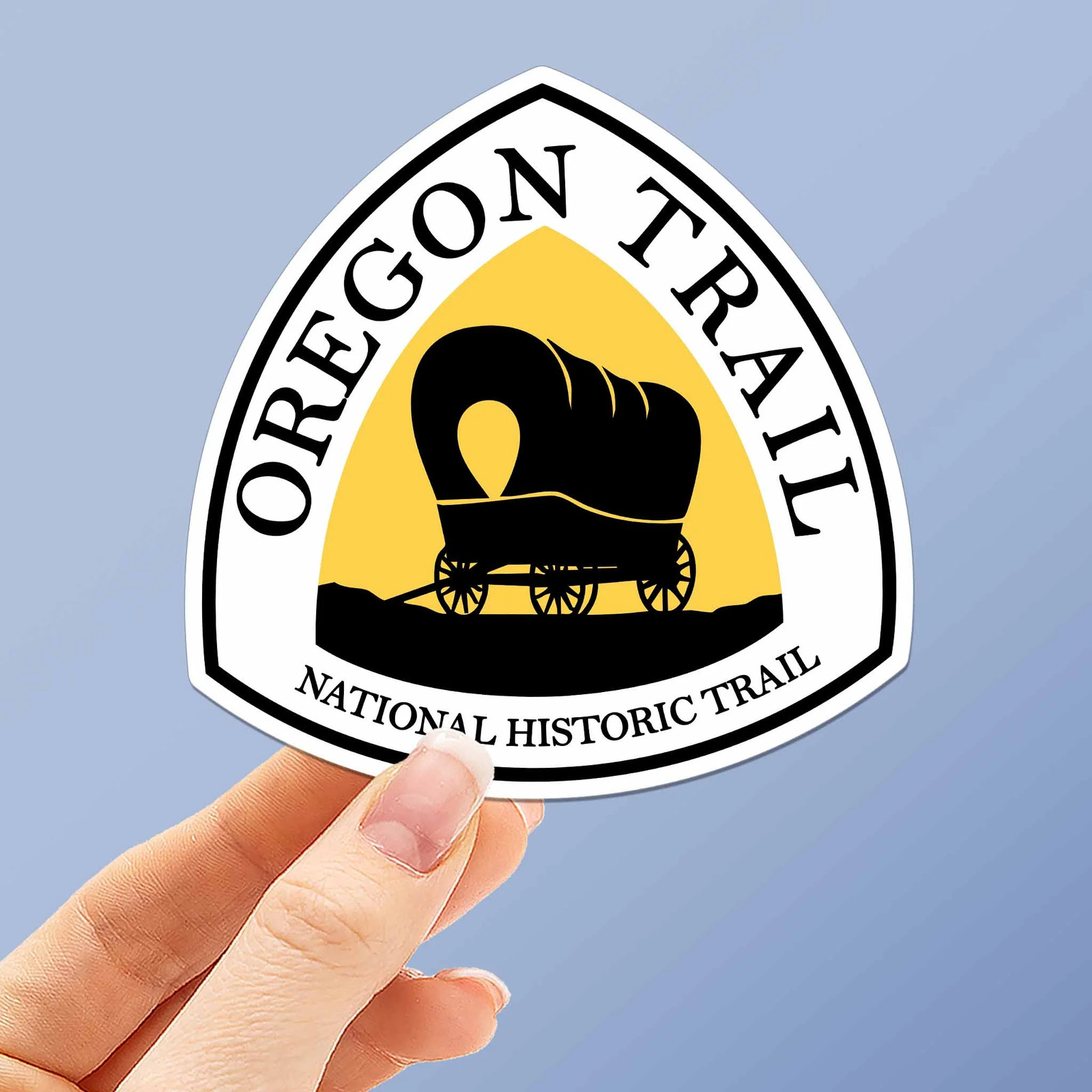 Oregon Trail Sign Sticker – Pacific Northwest Hiking Decal