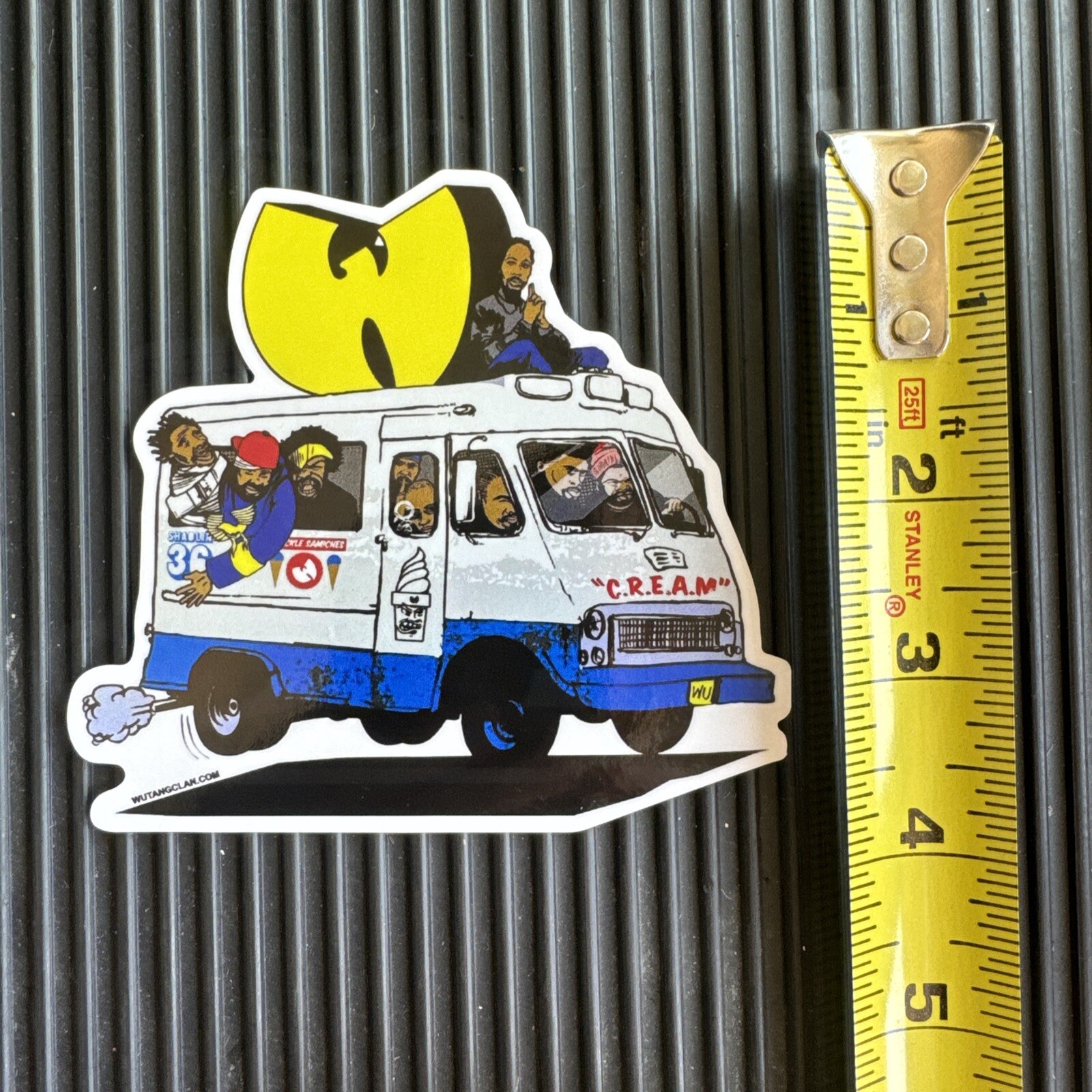 Wu Tang Clan Sticker Ice Cream Truck Beastie Boys NYHC Grateful Dead Zorlac Punk
