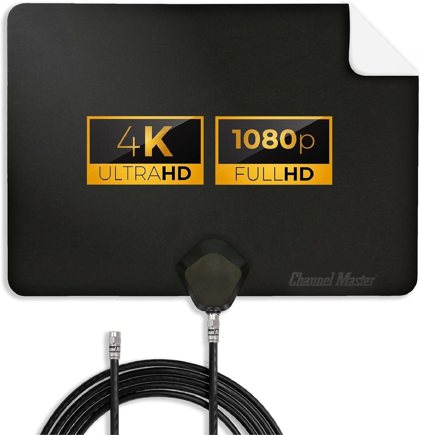 Channel Master FLATenna – Indoor Digital HDTV Antenna, 12' Coaxial Cable, Sup…