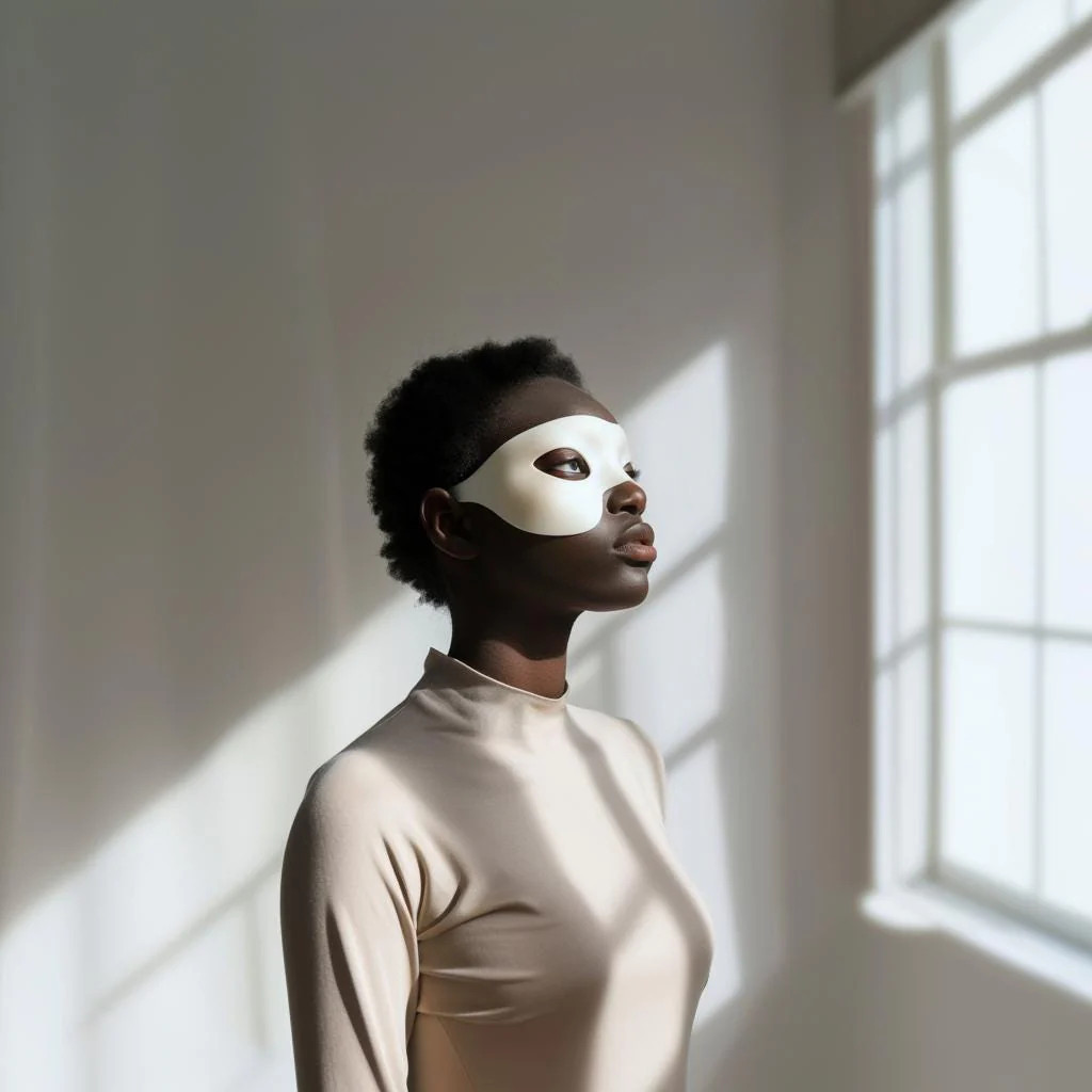 3D Printed Minimal Superhero Mask | Cosplay Visor Style | Lightweight Fun