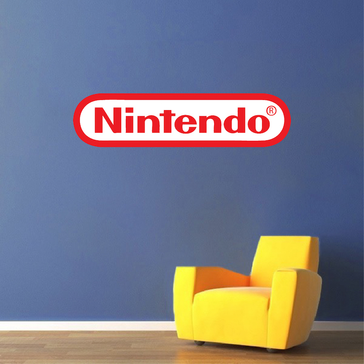 Nintendo Logo Video Games Wall Decal Decals Mario Zelda Pokemon Kids Wall, e34