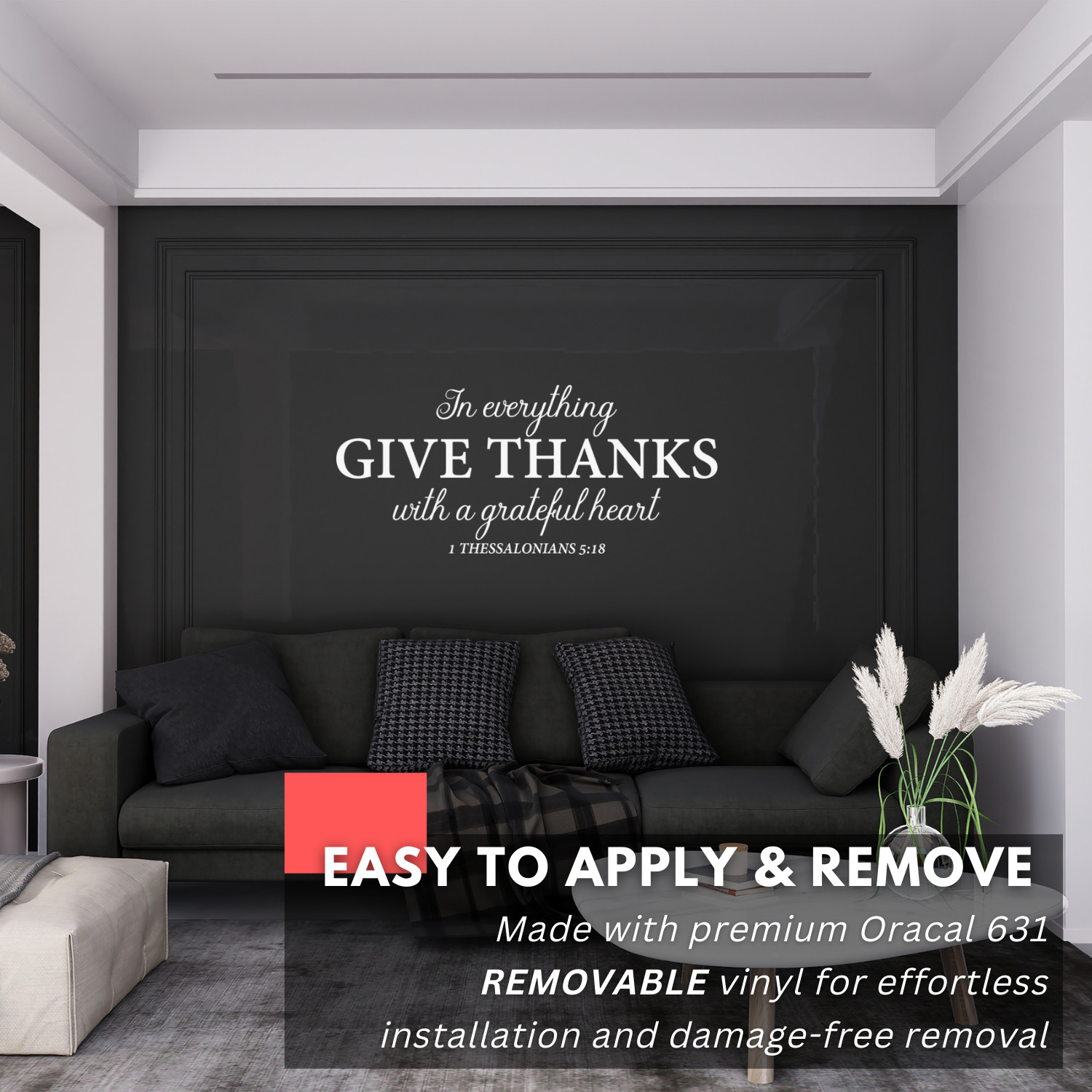 In Everything Religious Inspirational Wall Decal Sticker Quote Home Vinyl Decor
