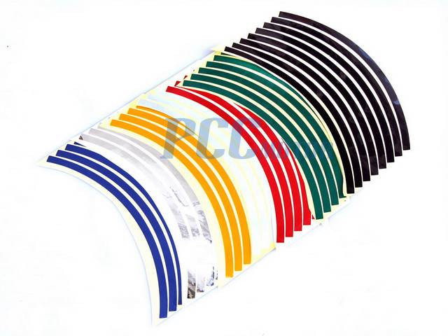 10" Car Bike Motorcycle Rim Stripe Wheel Tape Decal Sticker U DE55