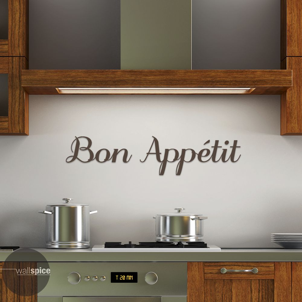 Bon Appetit Vinyl Wall Decal Sticker Kitchen