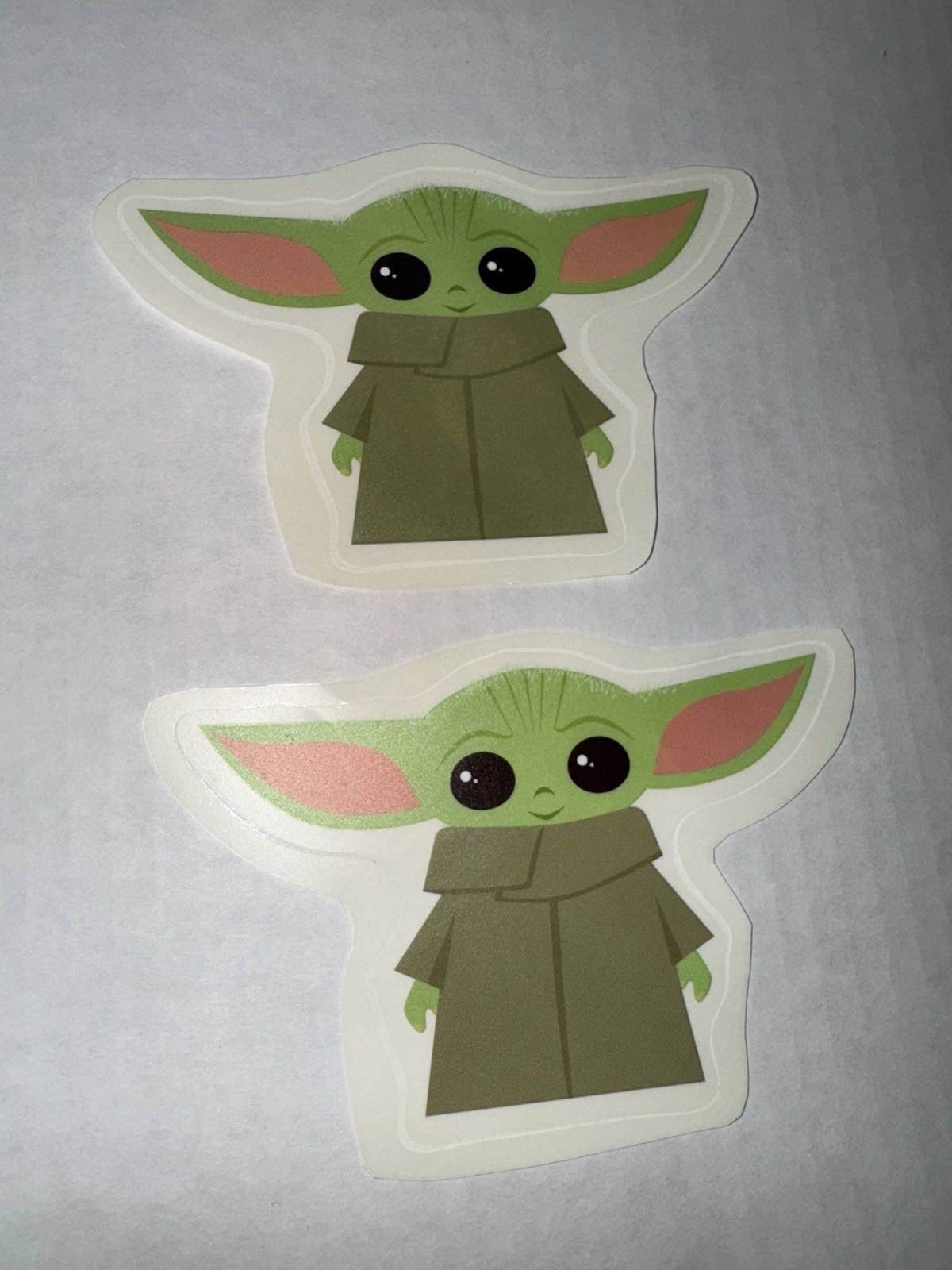 Baby Yoda Vinyl Stickers Set of 8 StickersX2 Mandalorian Star Wars Free Shipping