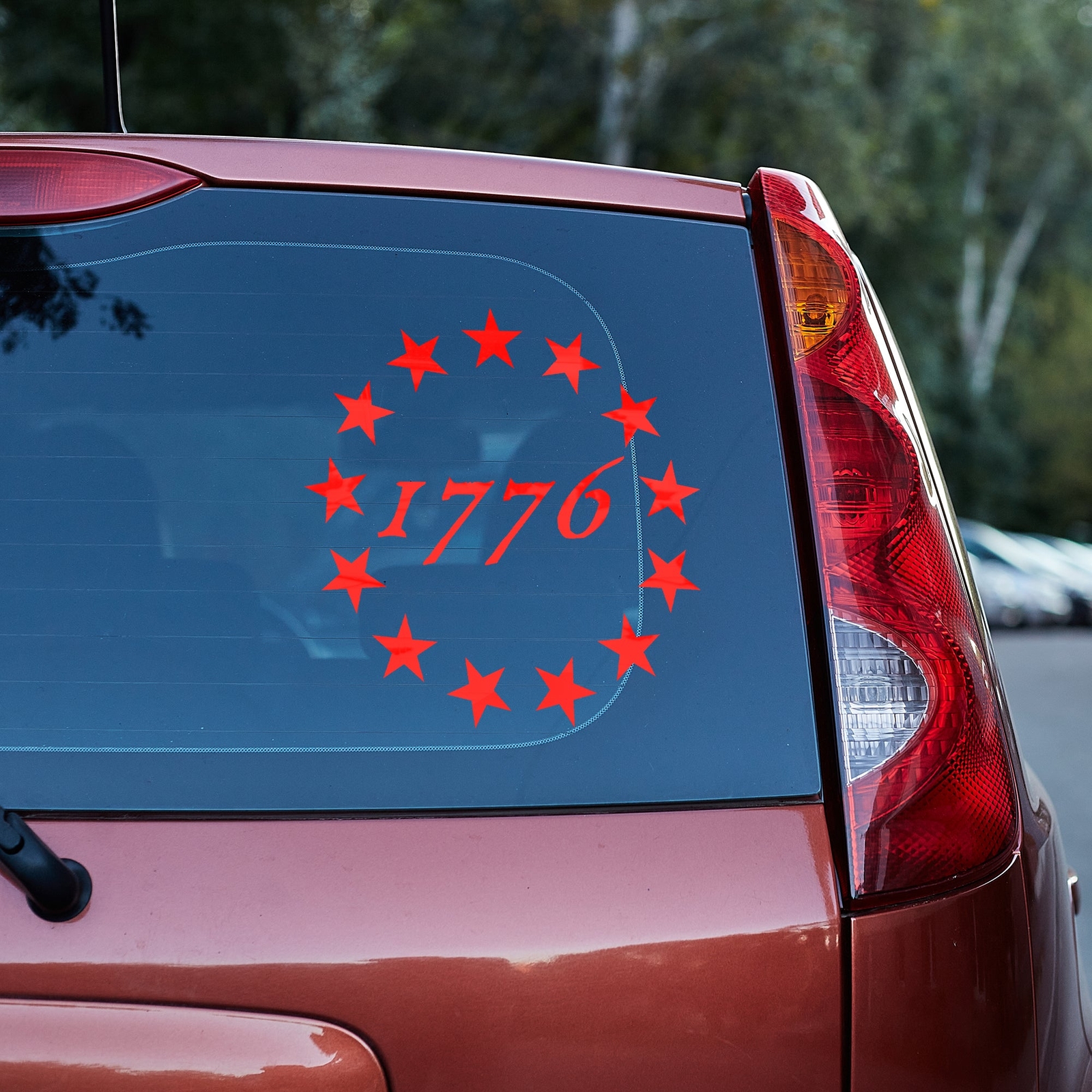 1776 Vinyl decal truck car window liberty freedom betsy ross 2nd amendment