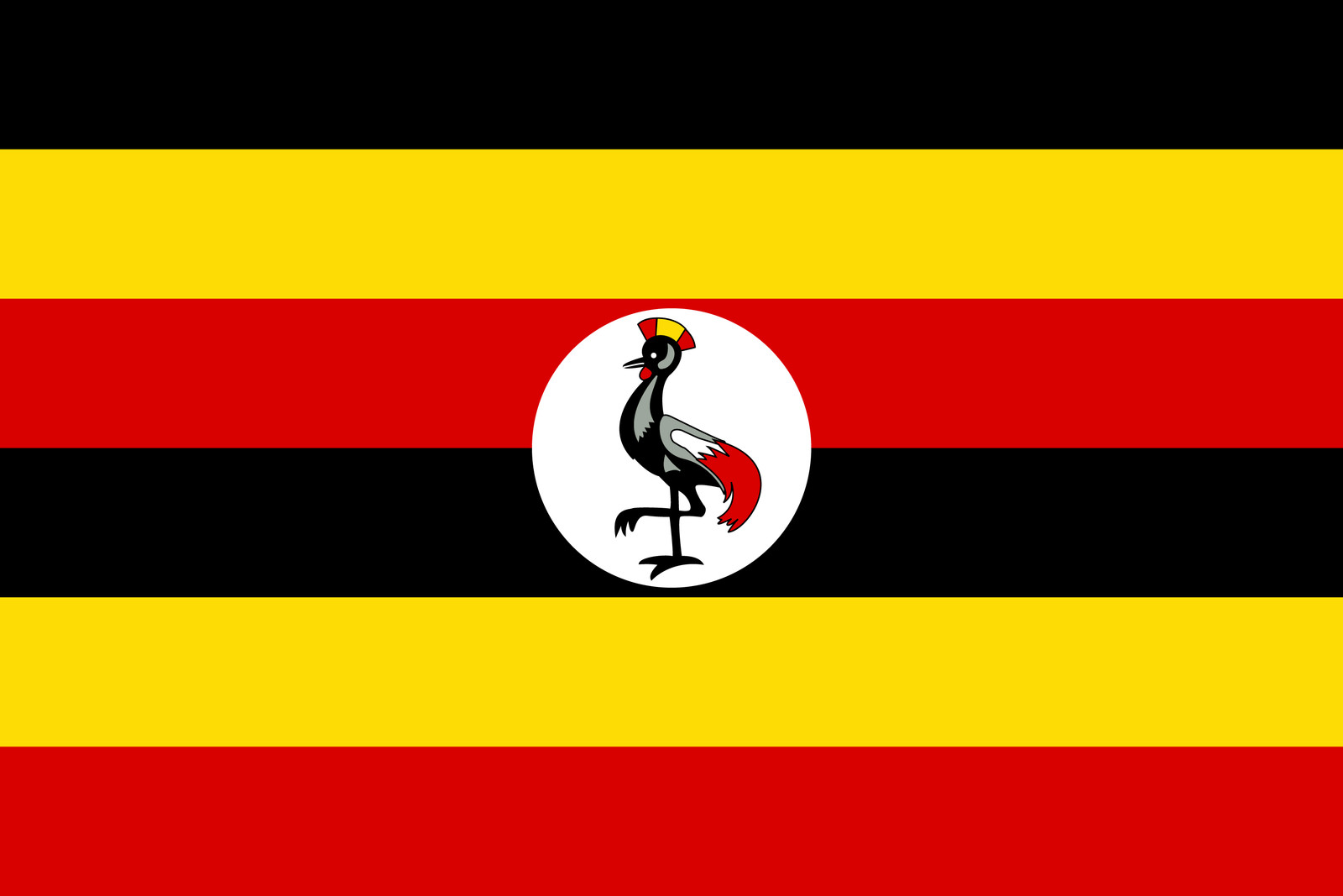 Uganda Flag Sticker Decal