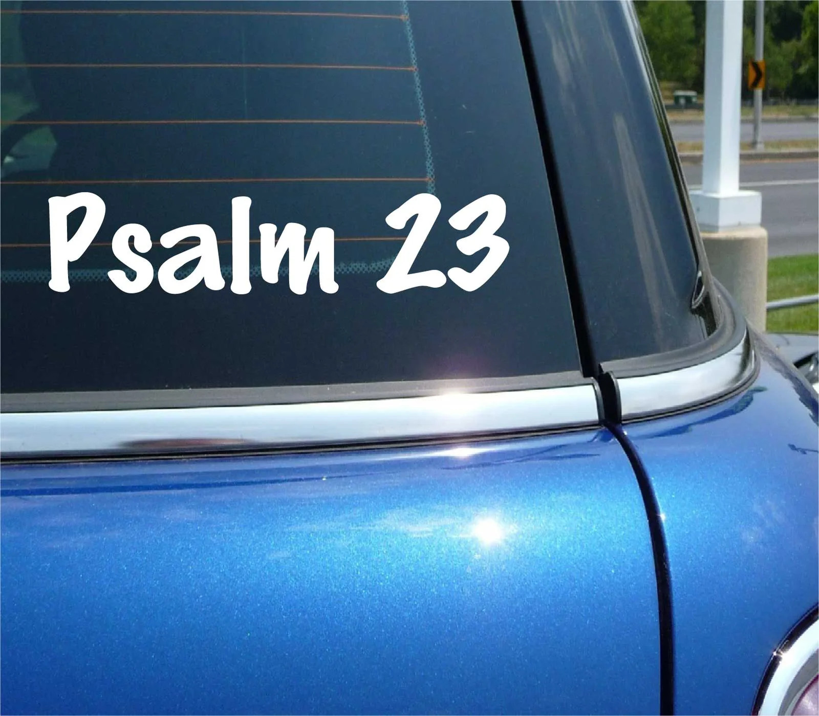 Psalm 23 DECAL STICKER BIBLE QUOTE VERSE GOD JESUS CHURCH PRAY CAR TRUCK
