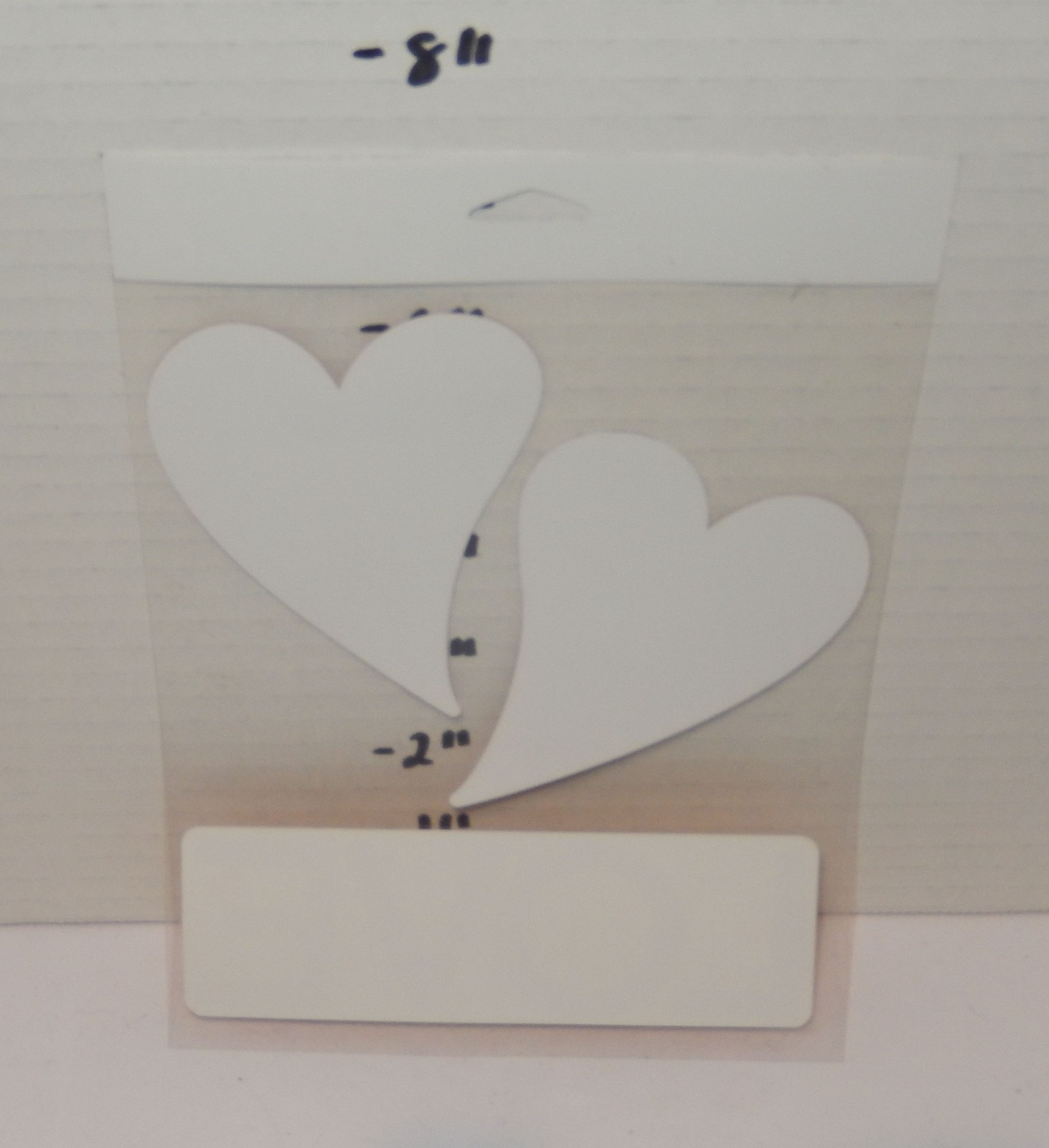 WinCraft Valentines Multi-Use 3 Decal Set 5.5" x 7.5" Red Heart Love