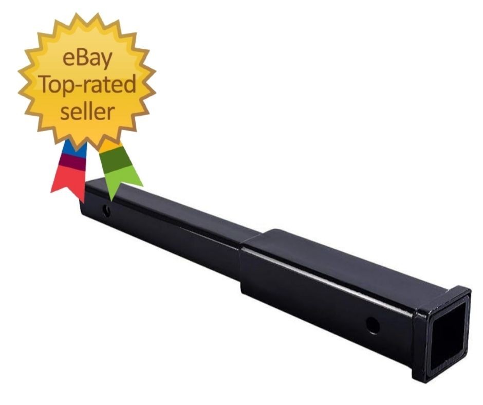 18" Trailer Hitch Extension for 2-Inch Receiver Tube Extender Receiver Extension